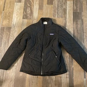 EUC Patagonia Black Reversible girls jacket